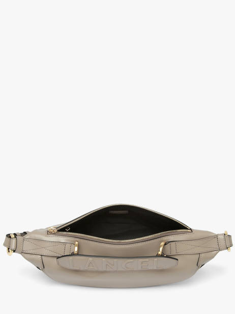 Small Leather Origami Crossbody Bag Lancel Beige origami A12527 other view 4