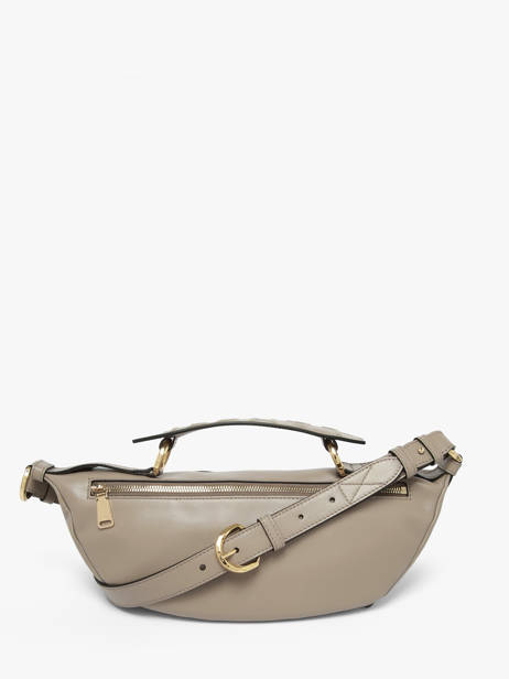 Small Leather Origami Crossbody Bag Lancel Beige origami A12527 other view 5