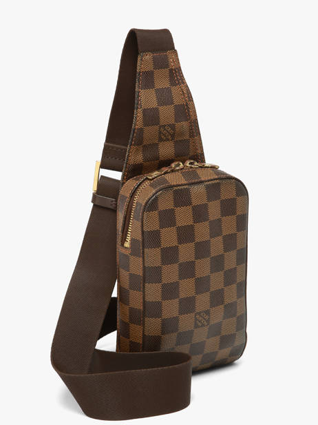 Preloved Louis Vuitton Belt Bag Geronimos Damier Louis vuitton Brown second life CA1014 other view 2