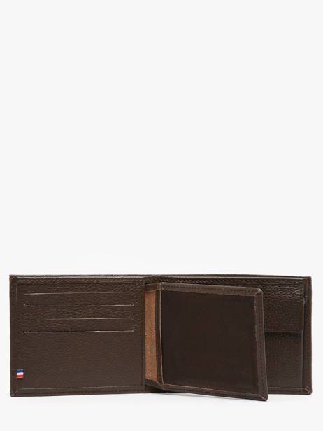 Wallet Leather Madras Etrier Brown madras EMAD121 other view 1