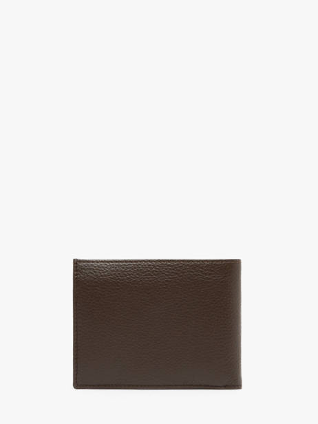 Wallet Leather Madras Etrier Brown madras EMAD121 other view 2