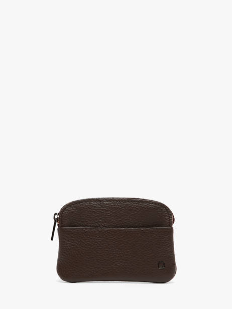 Coin Purse Leather Madras Etrier Brown madras EMAD339