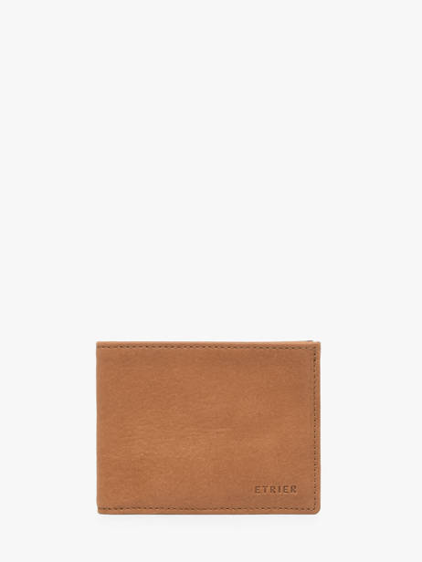 Porte-cartes Cuir Etrier Marron oil EOIL5021