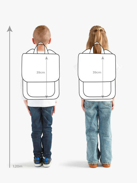 Backpack Kipling Green back to school K09487 other view 1