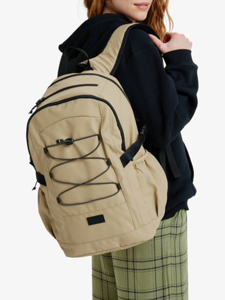 2-compartment Backpack Roxy Beige back to school RJBP4894 other view 1