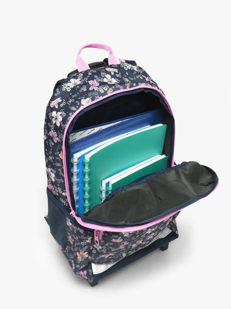 1 Compartment Wheeled Schoolbag Rip curl Blue mixed 53WBA other view 3