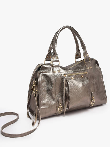 A4 Size Shoulder Bag Nine Leather Milano Brown nine NI24095O other view 2