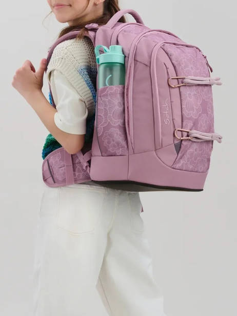 2-compartment Backpack Satch Pink pack 1582 other view 1