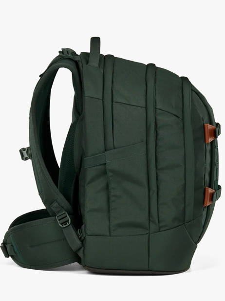 2-compartment Backpack Satch Green pack 1324 other view 2