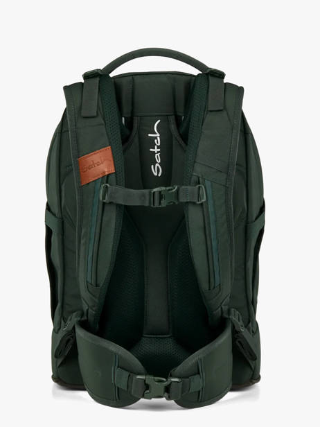 2-compartment Backpack Satch Green pack 1324 other view 4