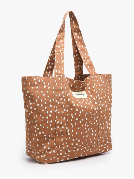 Shoulder Bag Mini Amelot Recycled Coton Rivedroite Brown biche oh ma biche MAMEBICH other view 2