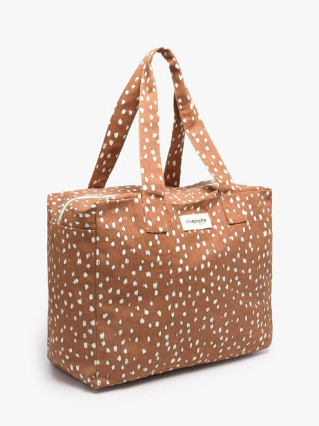 Shoulder Bag Célestins Recycled Coton Rivedroite Brown biche oh ma biche CELEBICH other view 2