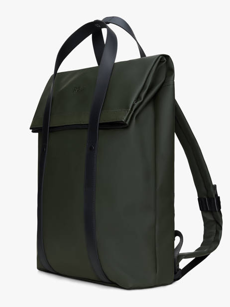 2 Way Tote Backpack Rains Green city 12940 other view 2