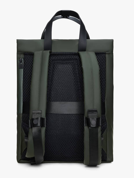 2 Way Tote Backpack Rains Green city 12940 other view 4