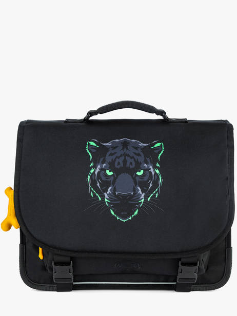2-compartment Cedar Satchel Stones and bones Black boys B