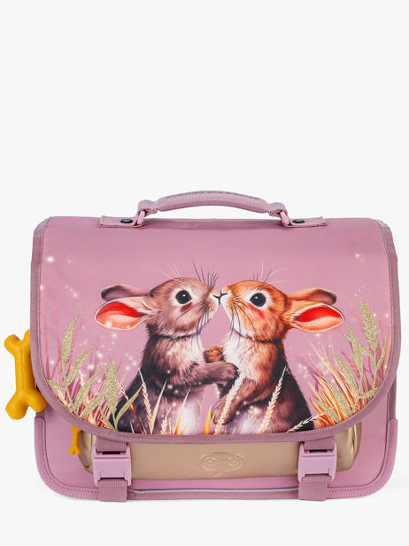 Cartable 2 Compartiments Stones and bones Rose girls G