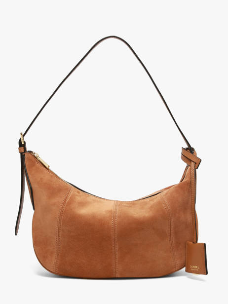 Shoulder Bag Victoire Suede Lancel Brown victoire A14255