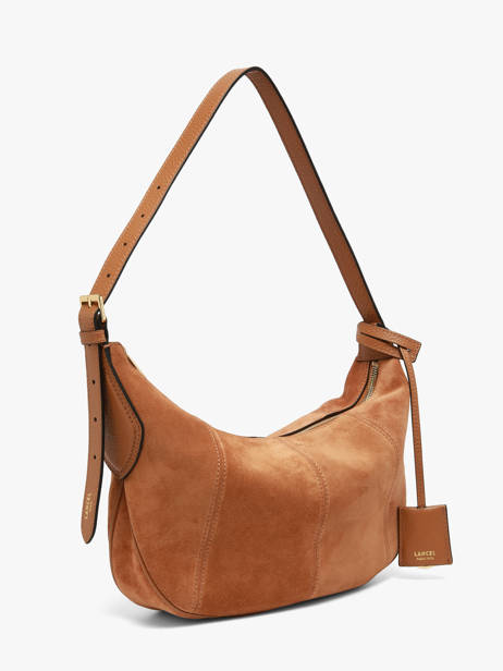 Shoulder Bag Victoire Suede Lancel Brown victoire A14255 other view 2