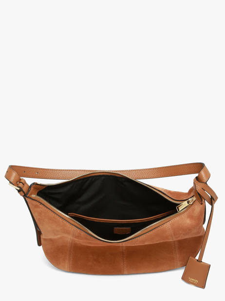 Shoulder Bag Victoire Suede Lancel Brown victoire A14255 other view 4