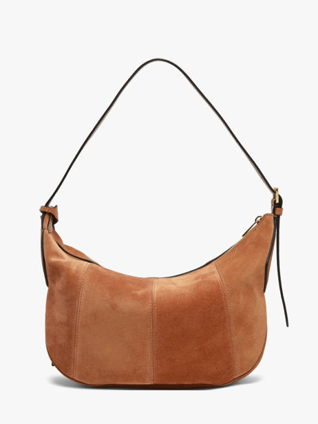 Shoulder Bag Victoire Suede Lancel Brown victoire A14255 other view 5