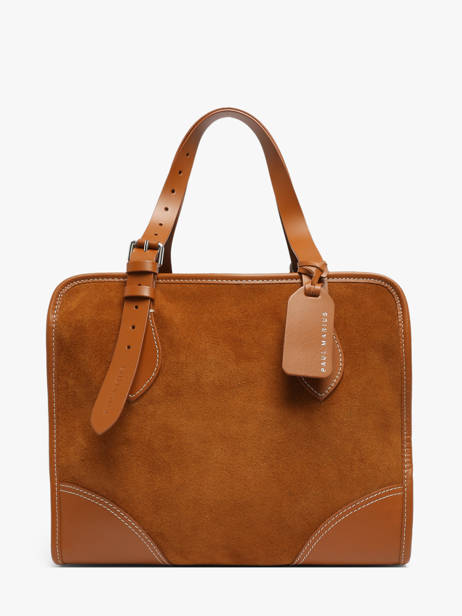 Shoulder Bag La Suite Leather Paul marius Brown la suite CABASSUI