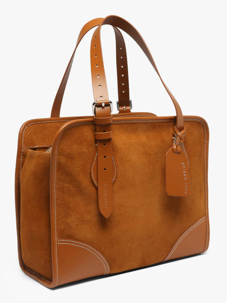 Shoulder Bag La Suite Leather Paul marius Brown la suite CABASSUI other view 2
