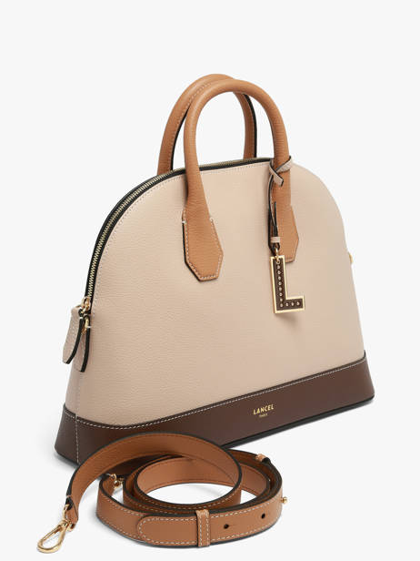 Satchel Belleville Leather Lancel Beige belleville A14329 other view 2