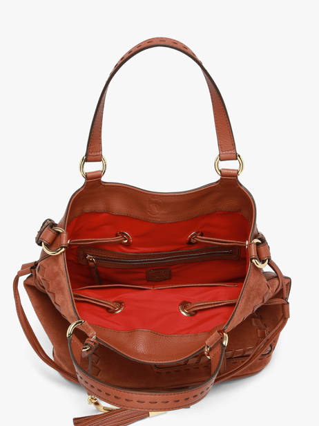 Satchel 150 Ans Lancel Brown 150 ans A14099 other view 4