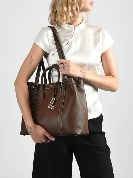 Shoulder Bag Belleville Leather Lancel Brown belleville A14269 other view 1