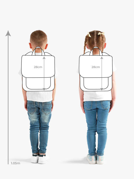 Mini Backpack Tann's Pink ecole des tann's 645152 other view 1