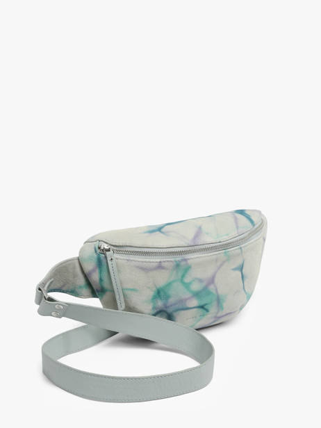 Leather Tie & Dye Belt Bag Paul marius Blue tie & dye BANANTIE other view 2