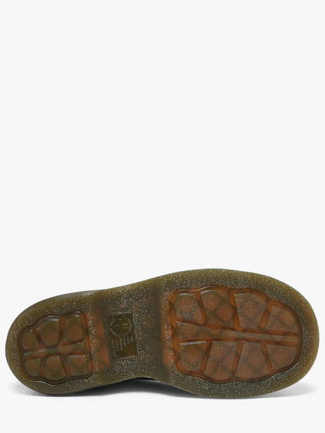 Platform Sneakers In Leather Dr martens Brown women 41129200 other view 5