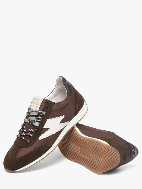 Sneakers June En Cuir Semerdjian Marron women JUNEE278 vue secondaire 3