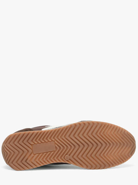 Sneakers June En Cuir Semerdjian Marron women JUNEE278 vue secondaire 5