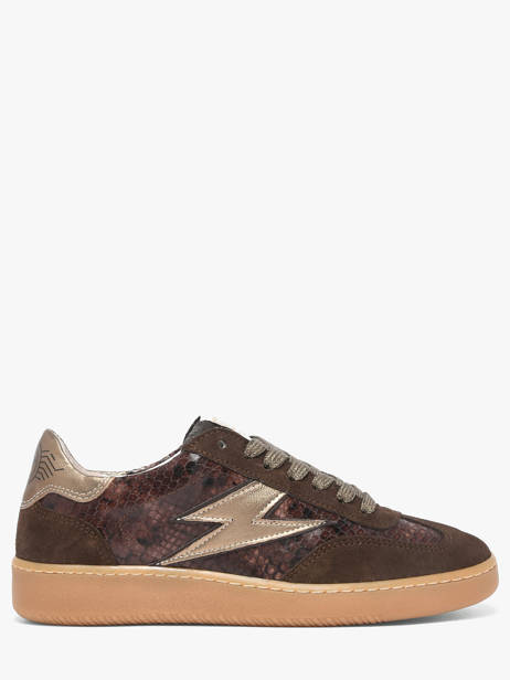 Sneakers Lee In Leather Semerdjian Green women LEEE445