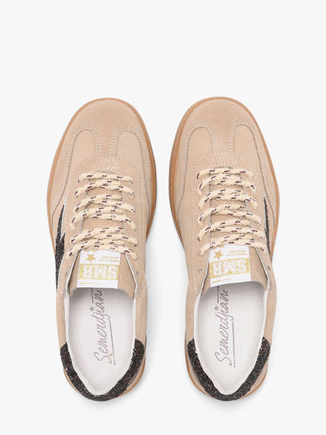 Sneakers Lee En Cuir Semerdjian Rose women LEEE434 vue secondaire 4