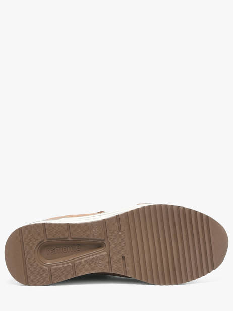 Platform Sneakers In Leather Remonte Beige women 64 other view 5