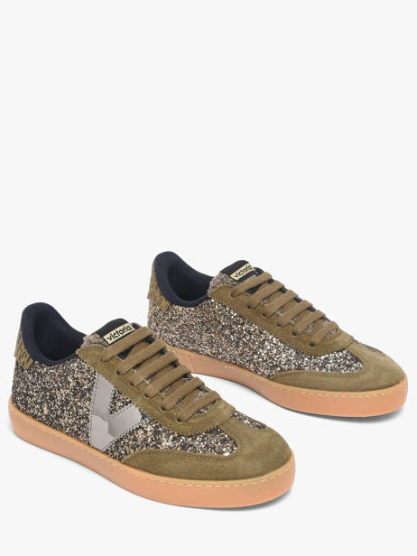 Sneakers Berlin In Leather Victoria Green women 1126223 other view 2