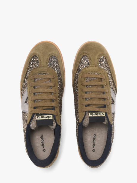 Sneakers Berlin In Leather Victoria Green women 1126223 other view 4
