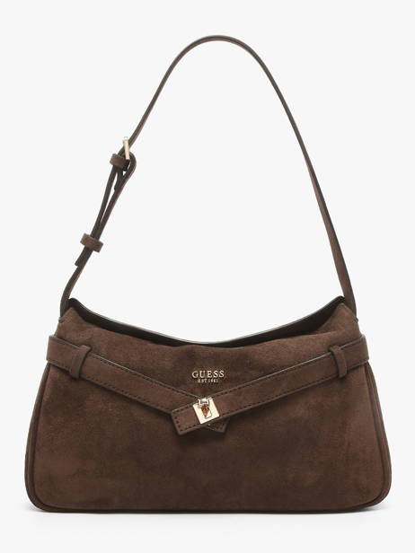 Shoulder Bag Ella Suede Guess Brown ella SG975418