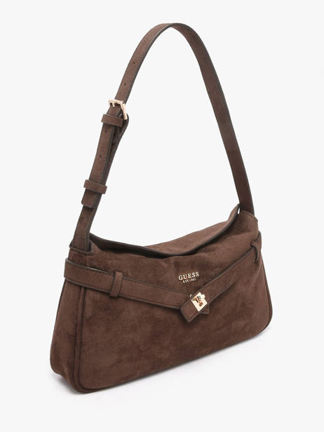 Shoulder Bag Ella Suede Guess Brown ella SG975418 other view 2