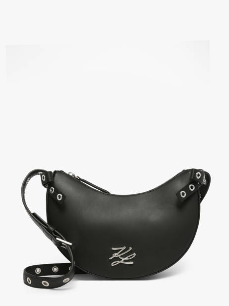 Shoulder Bag K Autograph Leather Karl lagerfeld Black k autograph B3W30049