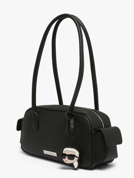 Bowling Bag K Ikon Leather Karl lagerfeld Black k ikon B3W30119 other view 2