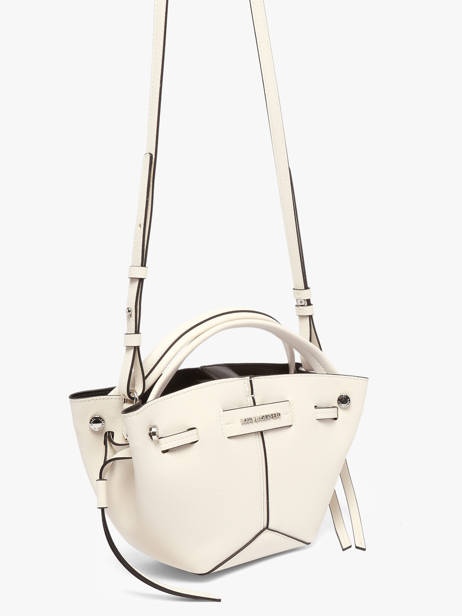 Shoulder Bag K Pierced Leather Karl lagerfeld White k pierced B3W30280 other view 2