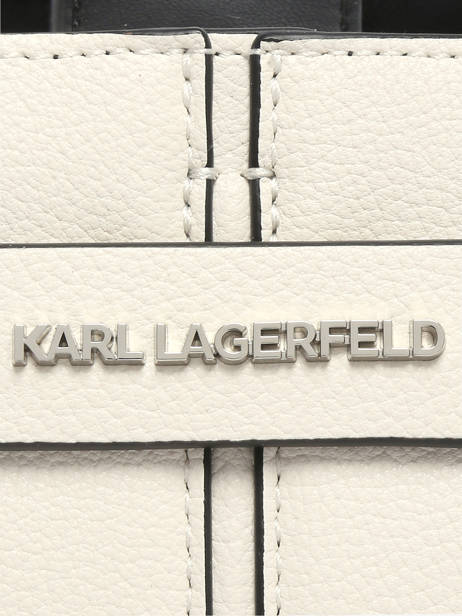 Shoulder Bag K Pierced Leather Karl lagerfeld White k pierced B3W30280 other view 3
