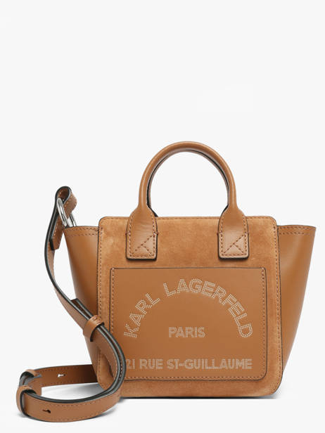Shoulder Bag K Daily Leather Karl lagerfeld Brown k daily B3W30325