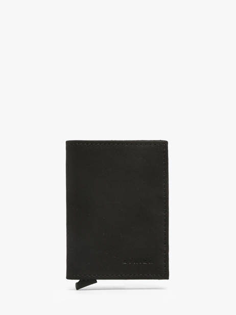 Porte-cartes Cuir Etrier Noir oil EOIL5020