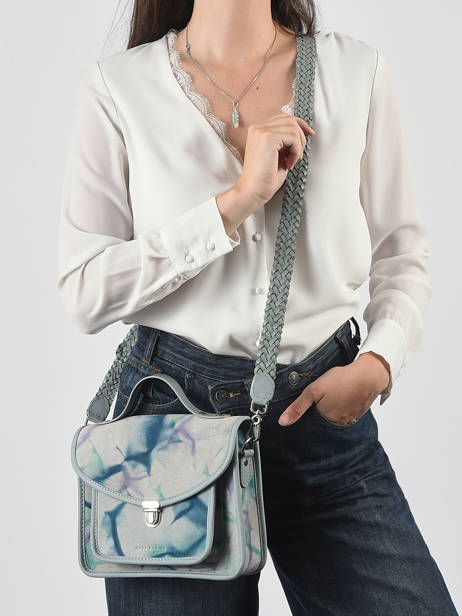 Sac Melle George Tie & Dye Cuir Paul marius Bleu tie & dye GEORGTIE vue secondaire 1