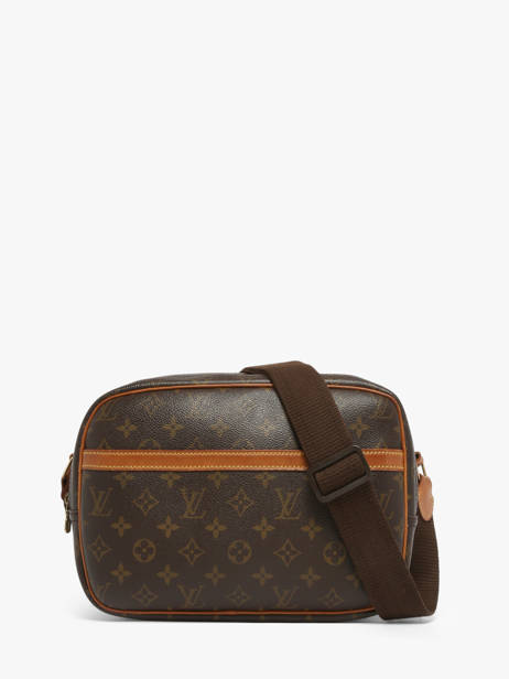 Preloved Louis Vuitton Crossbody Bag Reporter Pm Monogram Louis vuitton Brown second life P31VK450