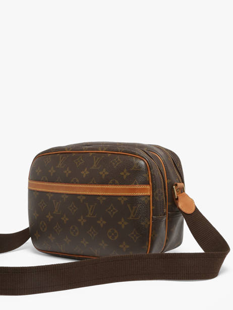 Preloved Louis Vuitton Crossbody Bag Reporter Pm Monogram Louis vuitton Brown second life P31VK450 other view 2